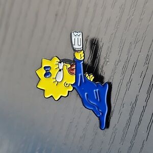 The Simpsons Maggie Simpson Inspired Enamel Pin